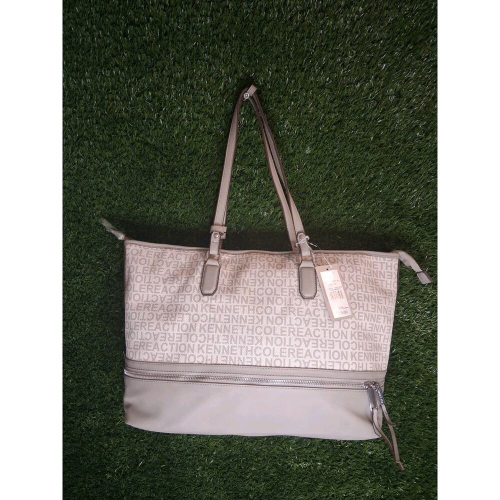 Kenneth Cole Reaction Unlimited Tote Bag Seagull Monogram Logo Purse NWT $99
